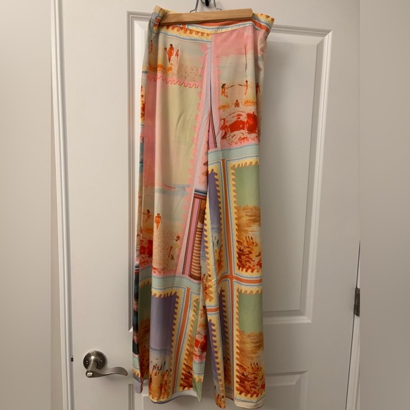 12th Tribe Kira Strapless Bandana Top & Kira Printed Pull-On Pants Set – Size S - Picture 2 of 10